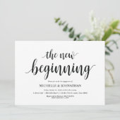 新しい始まり、婚約パーティ招待状 招待状 (スタンド正面)