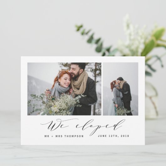 新しい始まり – 我々は駆け落ちした 案内状 (スタンド正面)