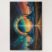 新しい始まり:石段をステップスルー ジグソーパズル (縦)