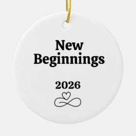 新しい始まり：離婚ギフト分割パッケ気にージ セラミックオーナメント