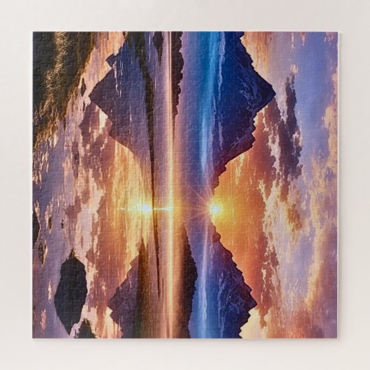 新しい始まる日を迎える ジグソーパズル (横)