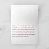 新しい始めおよびクリスマスの和解 シーズンカード (内部)