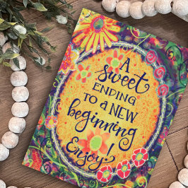 新しい始めのおもしろいフローラに甘い結末 カード