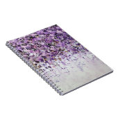 新しい始めの花柄のノート ノートブック (右側)