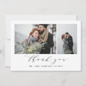 新しい始めは感謝していしています サンキューカード (正面)