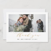 新しい始めはYOU-GOLDを感謝していしています サンキューカード (正面)