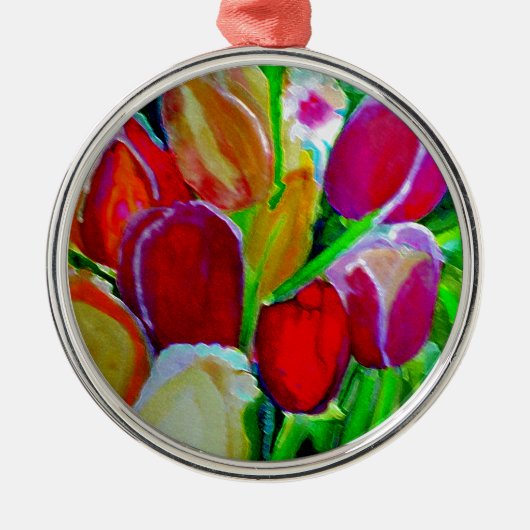 新しい始め メタルオーナメント (正面)