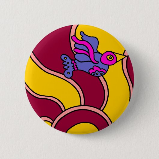 新しい始め 缶バッジ (正面)