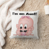 新しい姪のTシャツとギフトのおばさん クッション (ブランケット)