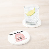 新しい姪のTシャツとギフトのおばさん コースター (側面)