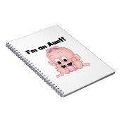 新しい姪のTシャツとギフトのおばさん ノートブック (右側)