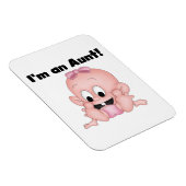 新しい姪のTシャツとギフトのおばさん マグネット (右側)