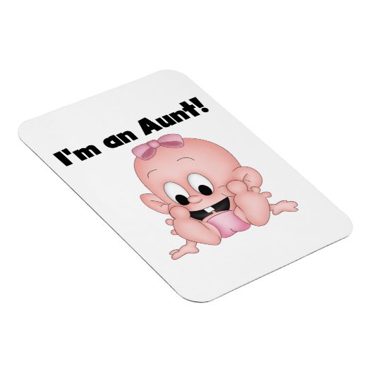 新しい姪のTシャツとギフトのおばさん マグネット (右側)