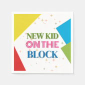 新しい子どもたちカラフル|過去記事 スタンダードカクテルナプキン (正面)