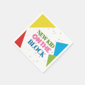 新しい子どもたちカラフル|過去記事 スタンダードカクテルナプキン (角)