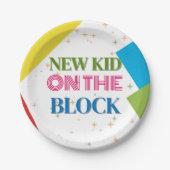 新しい子どもたちカラフル|過去記事 ペーパープレート (正面)