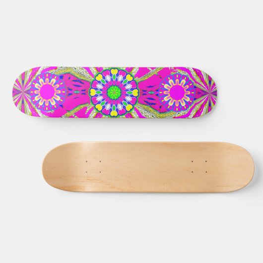 新しい子供のスポーツの女の子のピンクのスケートボードのデッキのギフト スケートボード (横)