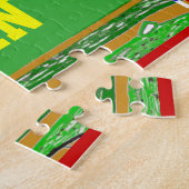 新しい子供のスポーツの野球のパズルのパーソナライズなギフト ジグソーパズル (側面)