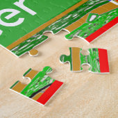 新しい子供のスポーツの野球のパズルのパーソナライズなギフト ジグソーパズル (側面)