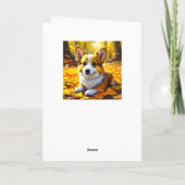 新しい子犬おめでとう カード (裏面)