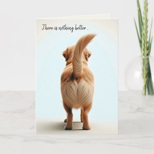 新しい子犬おめでとう カード (正面)