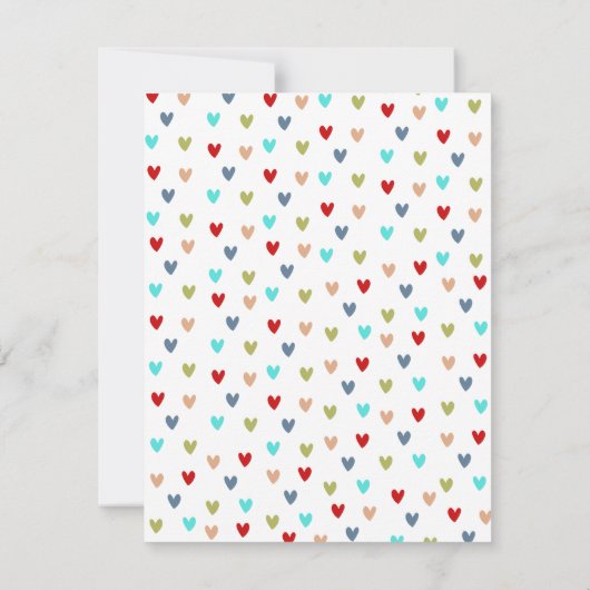 新しい子犬のアナウンスカード 案内状 (裏面)