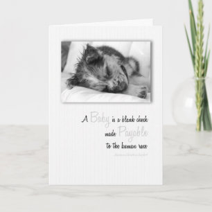 新しい子犬のベビーおめでとう カード