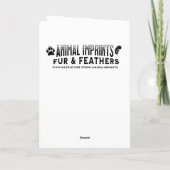 新しい子犬の誕生おめでとう カード (裏面)