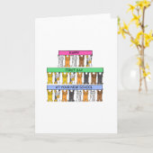 新しい学校で初めて幸せな日 カード (黄色い花)