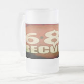 新しい学校の規則のOLD-SCHOOLのヒップホップ フロストグラスビールジョッキ (正面左)