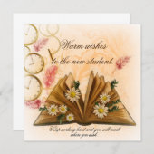 新しい学生カードに暖かい願い (正面/裏面)