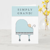 新しい孫おめでとうカード カード (黄色い花)