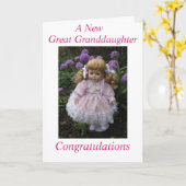 新しい孫素晴らし娘 カード (黄色い花)