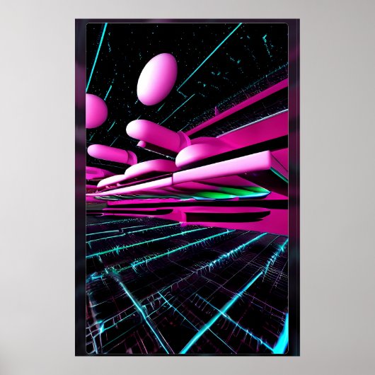 新しい宇宙- Ken Gage Art ポスター (正面)