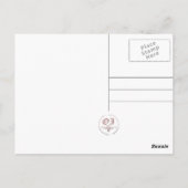 新しい家おめでとうございます:ポップ・アートの図形 ポストカード (裏面)