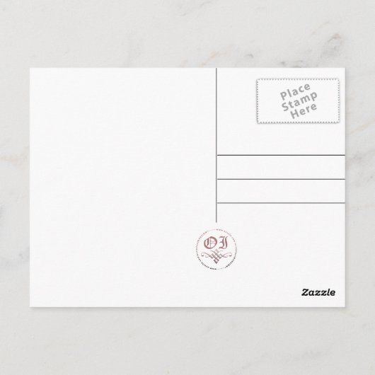 新しい家おめでとうございます:ポップ・アートの図形 ポストカード (裏面)