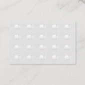 新しい家および住所田舎ヒツジカード 名刺 (裏面)