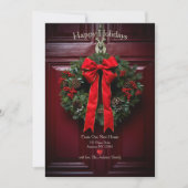 新しい家からのホリデーシーズンのご挨拶 シーズンカード (正面)