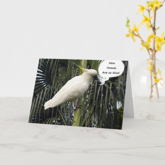 新しい家が快適であることを願う=おめでとう カード (黄色い花)