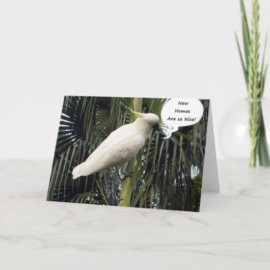 新しい家が快適であることを願う=おめでとう カード (正面)