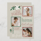 新しい家でのホリデーシーズンほど素敵な場所はない シーズンカード (正面/裏面)