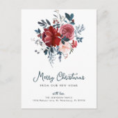 新しい家でクリスマスを楽しむ シーズンポストカード (正面)