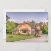 新しい家にお引っ越ししました！ご招待状 招待状 (裏面)