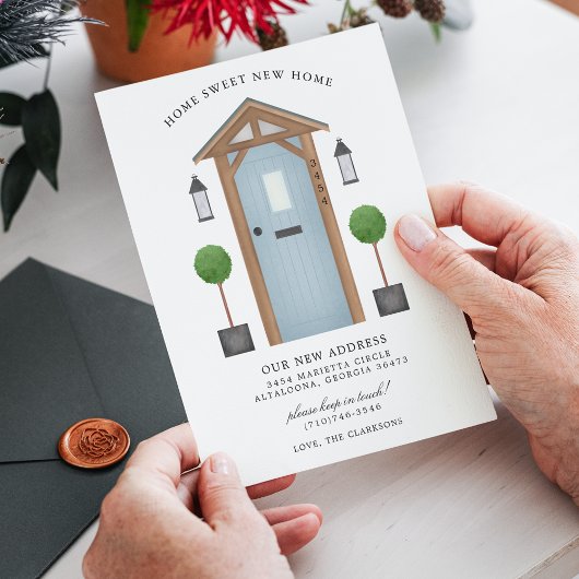 新しい家にお引っ越ししました！ご招待状 招待状