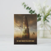 新しい家に引っ越した | 超大型タワー 案内ポストカード (スタンド正面)