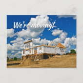 新しい家に引っ越す!家族またはビジネス 案内ポストカード (正面)