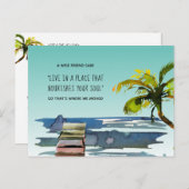 新しい家に魂を養う場所で生きる 案内ポストカード (正面/裏面)