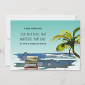 新しい家に魂を養う場所で生きる 案内状 (正面)