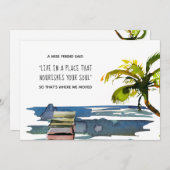 新しい家に魂を養う場所で生きる 案内状 (正面/裏面)