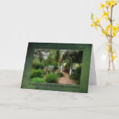 新しい家のお祝い カード (黄色い花)